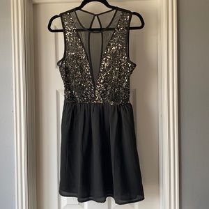 LAST CHANCE! Black Sequin dress
